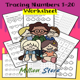 Tracing and filling in the missing numbers 1-20