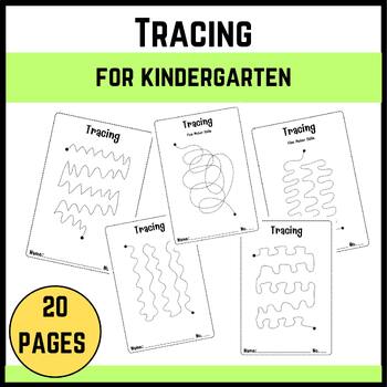 Preview of Tracing for kindergarten