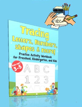 Preview of Tracing letters numbers and shapestracing activity sheets