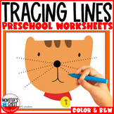 Prewriting worksheets pencil control tracing lines Pre K M