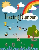 Tracing number 0 - 10 for kindergarten