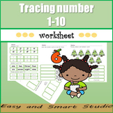 Tracing numbers 1 - 10 | Writing numbers 1 - 10 | Count, t