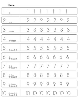 Tracing numbers 1-20 And Fill In The Missing Number 1-20 by BAITONG STUDIO