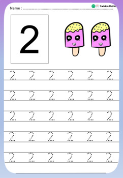 Tracing numbers 1-20, Number Writing 1-20 , missing numbers by Twinkle MaMa