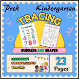 Tracing numbers and shapes For Kids