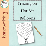Tracing on a Hot Air Balloon - pencil control