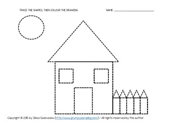 Traceease Geometric Combination Template For Triangle,Square