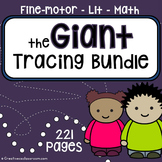 Tracing skill pre-writing practice {GIANT BUNDLE} literacy