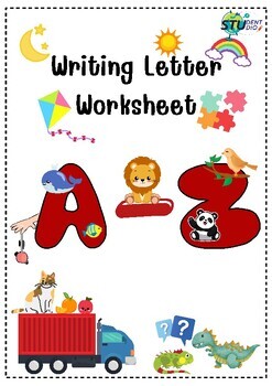 Tracing the Alphabet : Aa-Zz Writing Practice Printable Worksheet for kids