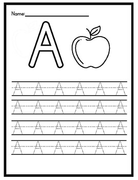 Preview of Tracing the Alphabet | Handwriting Practice Letters A-Z