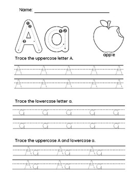 Preview of Tracing the Alphabet Worksheet Letter G