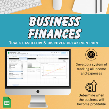 Preview of Track Cashflow & Breakeven Calculation for Student Business | Startup Activity