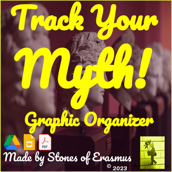 Preview of Track Your Myth! Organizer: Mythology Series for Middle & High School ELA