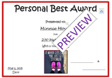 Track and Field - Presonal Best Award