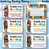 Track my Reading Fluency Assessment Games: The BUNDLE Pre-