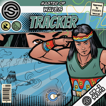 Preview of Tracker - Waves Superhero Activities & Sci-Fi Squad Comic