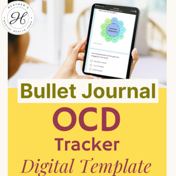 Preview of Tracker for OCD Intervention : Digital Journal Template - Counselors Therapy Aid