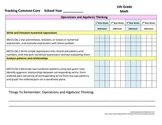 Tracking Common Core 5th Grade Math CCGPS Checklist