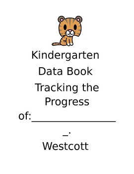 Preview of Tracking Student Progress Data Book- Common Core