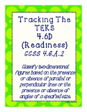 Tracking The TEKS  4.6D (Readiness)