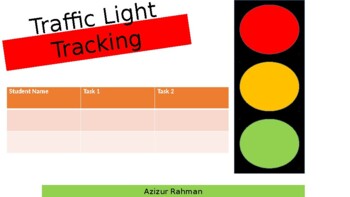 Tracking: Traffic Lights by Creative Arts and Media | TPT