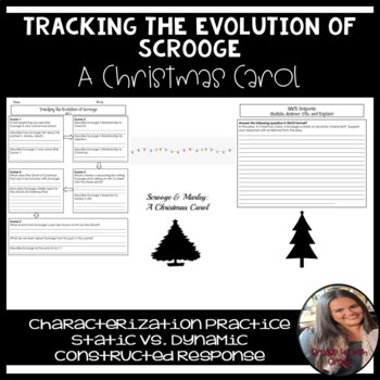 Preview of Tracking the Evolution of Scrooge in A Christmas Carol