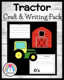 Tractor & Barn Craft, Writing Prompt: Farm Activity for Li