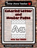 Tractor - Coloring Letter and Number 0 - 10 (37 Pages) *oc