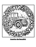 Tractor Coloring Pages Agriculture, Horticulture, Floricul