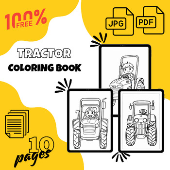 Preview of Tractor Tykes: A Coloring Adventure