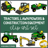 Tractors, Lawn Mowers & Construction Equipment Clipart - P