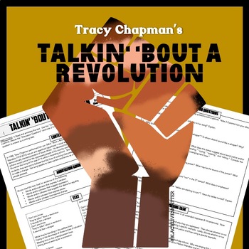 Preview of Tracy Chapman's "Talkin' 'Bout a Revolution": Worksheet