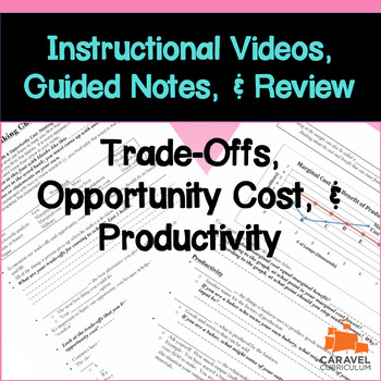 Preview of Trade-Offs, Opportunity Cost, & Productivity Instructional Videos & Guided Notes