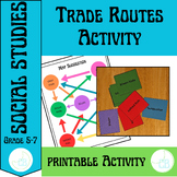 Trade Routes Activity--5th Grade Studies Weekly Week 8