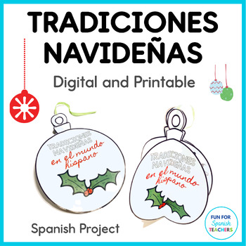 Preview of Tradiciones navideñas  - Christmas Traditions  in Spanish - Project