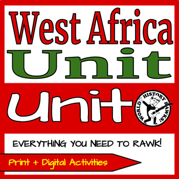 Preview of Medieval West African Empires & Kingdoms Unit Bundle Reading Simulation Project