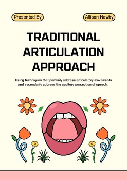 Preview of Traditional Articulation Approach Handbook