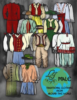Preview of Traditional Clothing Male Set 1