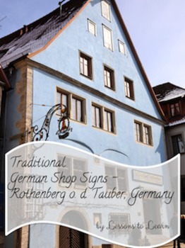 Preview of Traditional German Shop Sign Photos - Rothenburg (Personal and Commercial Use)