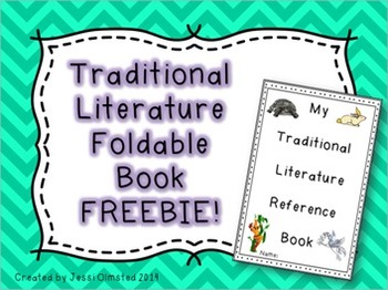 Preview of Traditional Literature Foldable Book FREEBIE!