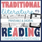 Traditional Literature Reading Comprehension Activities Fa