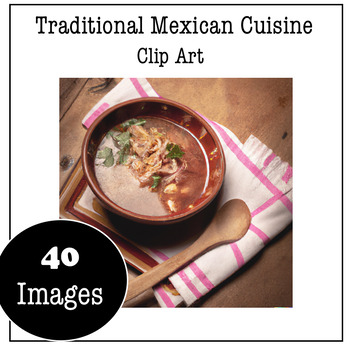 Preview of Traditional Mexican Food Clip Art