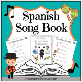 Preview of Traditional Spanish Song Book with QR Codes