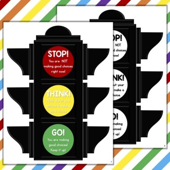 Traffic Light Behavior Management Packet by Kerry Regenstein | TpT