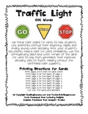 Traffic Light CVC Word Cards