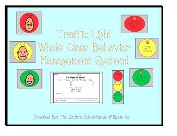 Traffic Light Whole Class Behavior Management System Tpt
