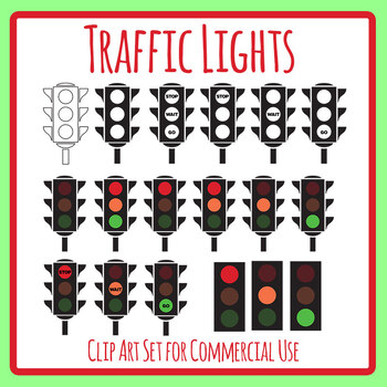cars at traffic light clip art
