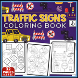 Traffic Signs Coloring Book - Color And Learn About City S