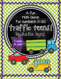 Traffic Teens A Math Game for Numbers 11-20