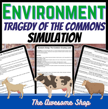 Preview of Tragedy of the Commons Simulation - Sustainable Resource Management Activity"